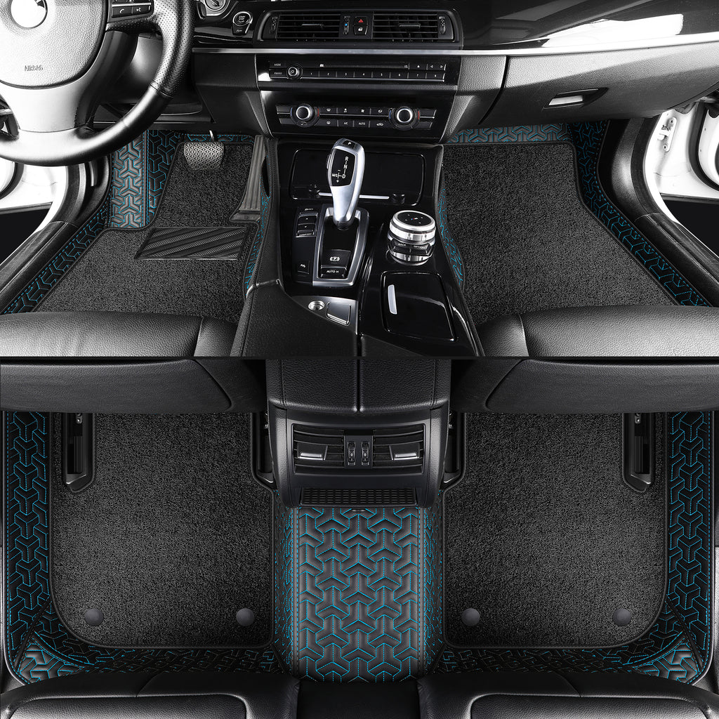 Carmatstech Custom Luxury Car Floor Mats: Y-Pattern + Polypropylene Loop Pile Carpet